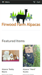 Mobile Screenshot of firwoodfarmalpacas.com